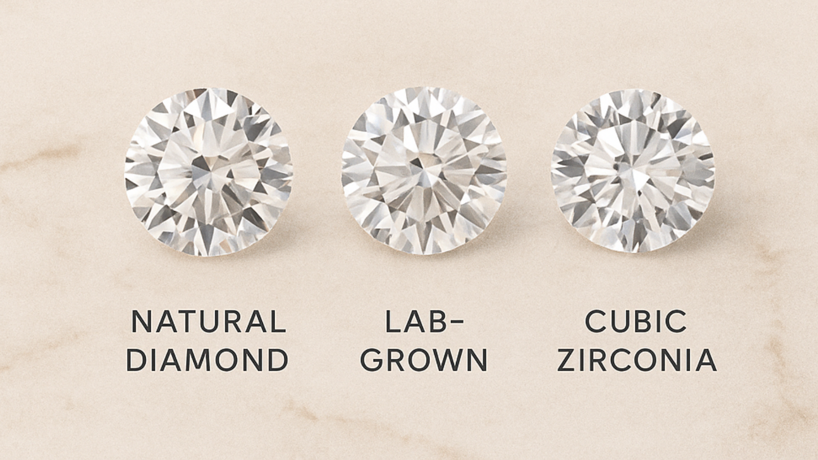 Natural Diamonds vs. Lab-Grown vs. Cubic Zirconia: What’s the Real Difference?