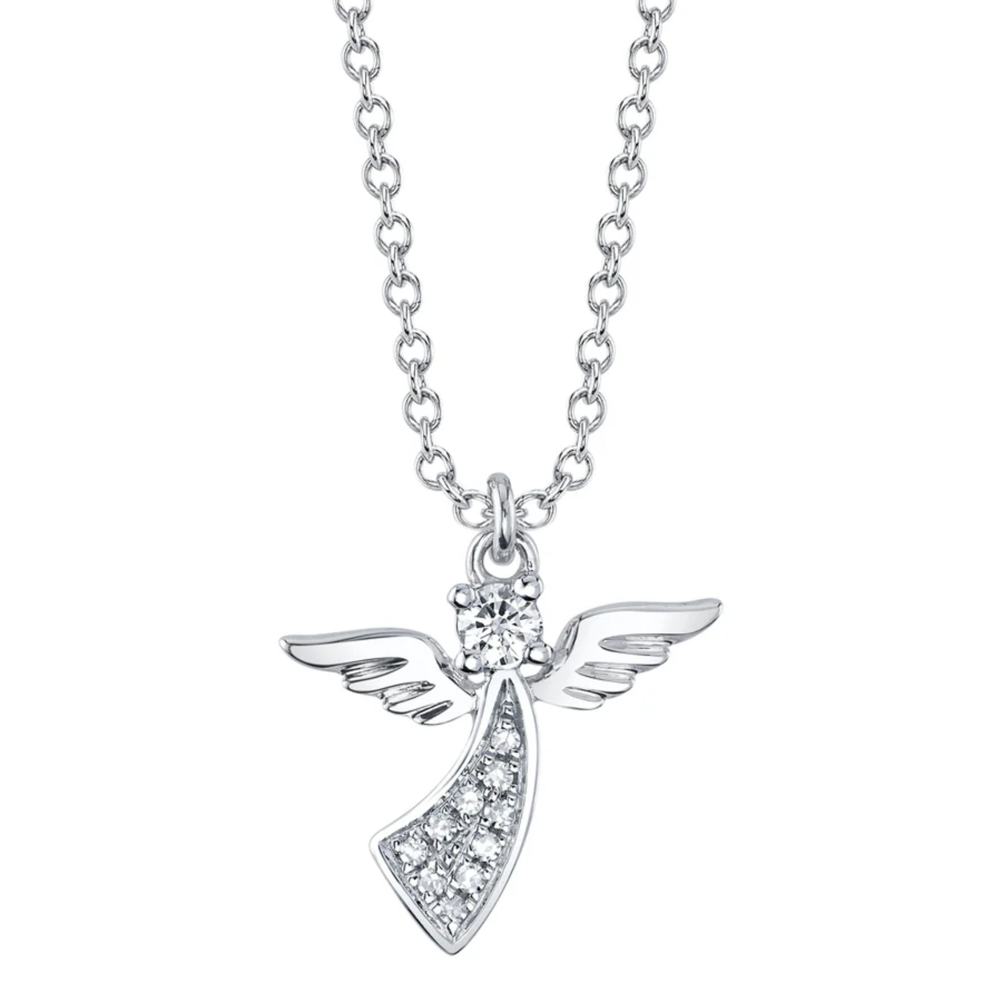 Diamond Angel Necklace