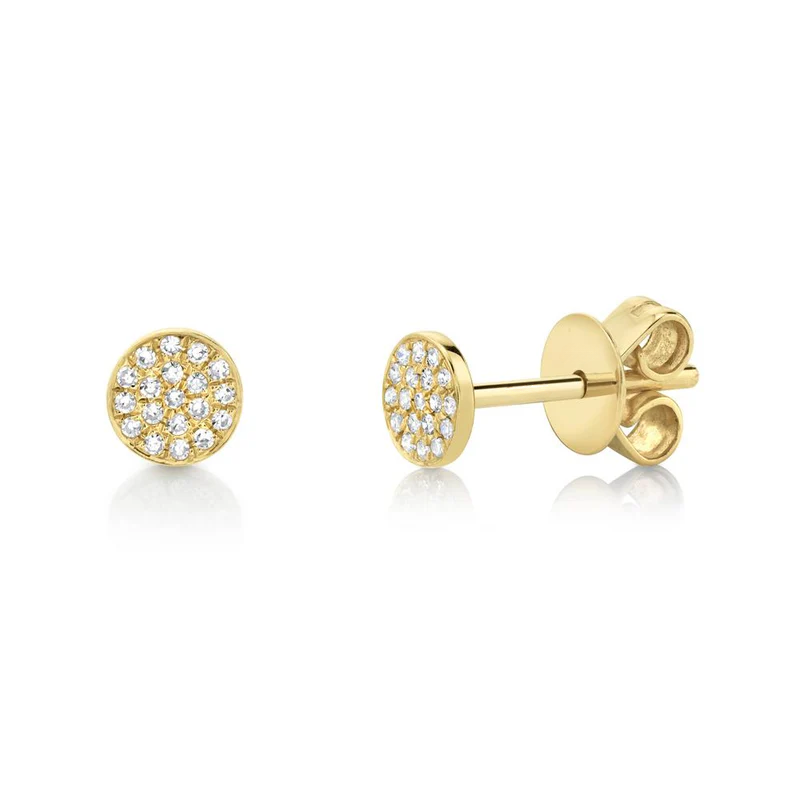 Pavé Circle Studs