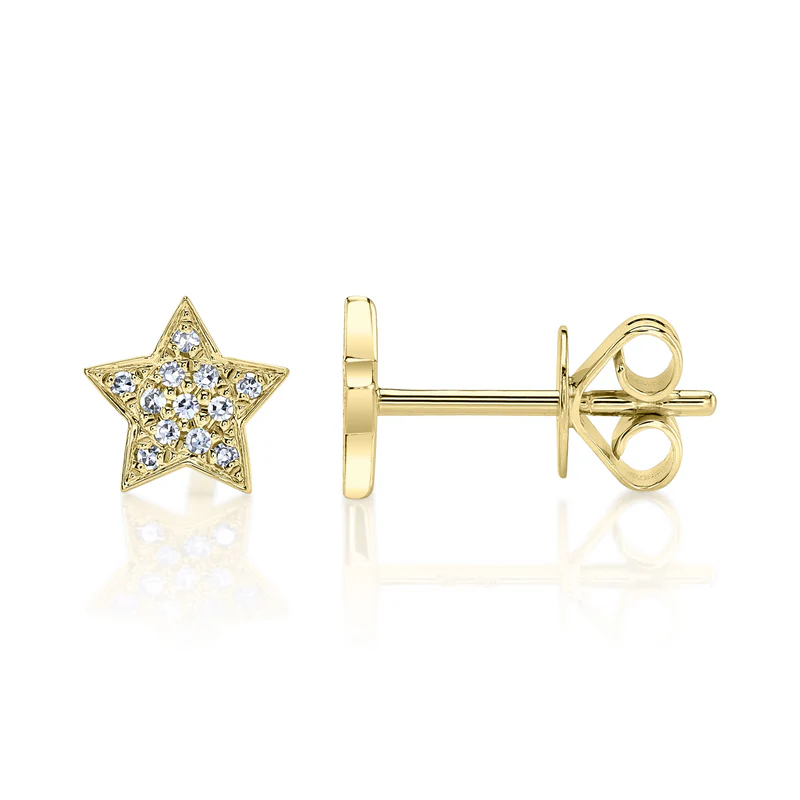 Star Diamond Studs