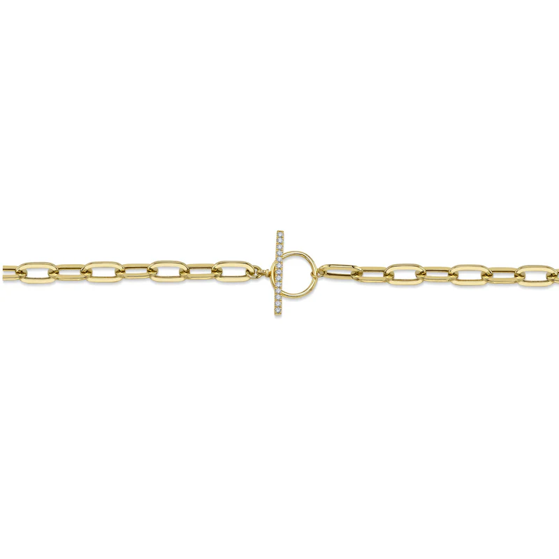 Toggle Paperclip Necklace