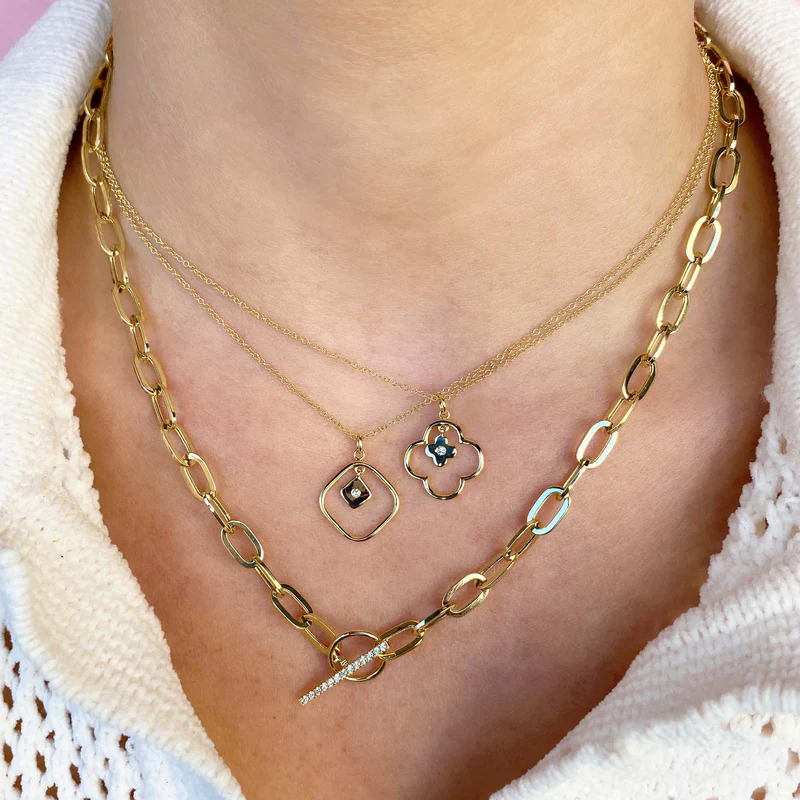 Toggle Paperclip Necklace