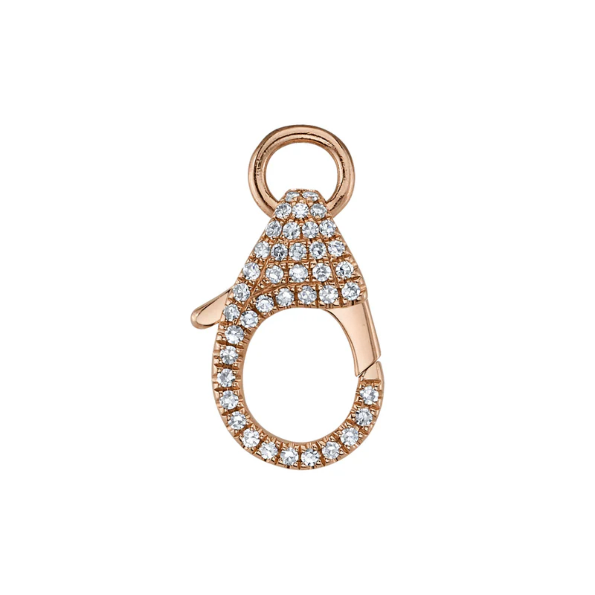 Diamond Pave Lobster Lock
