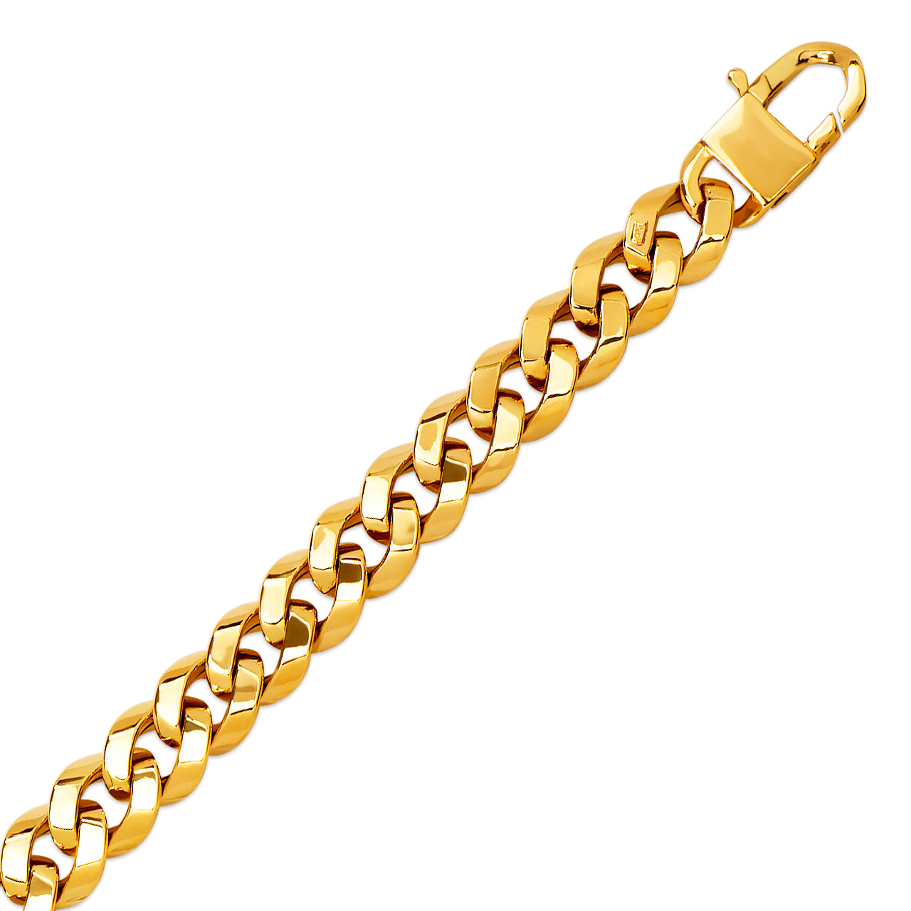 Classic Cuban Bracelet solid 14K gold jewelry