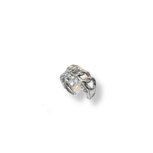 Load image into Gallery viewer, 14K Gold Cuban Ring with Diamond Layer
