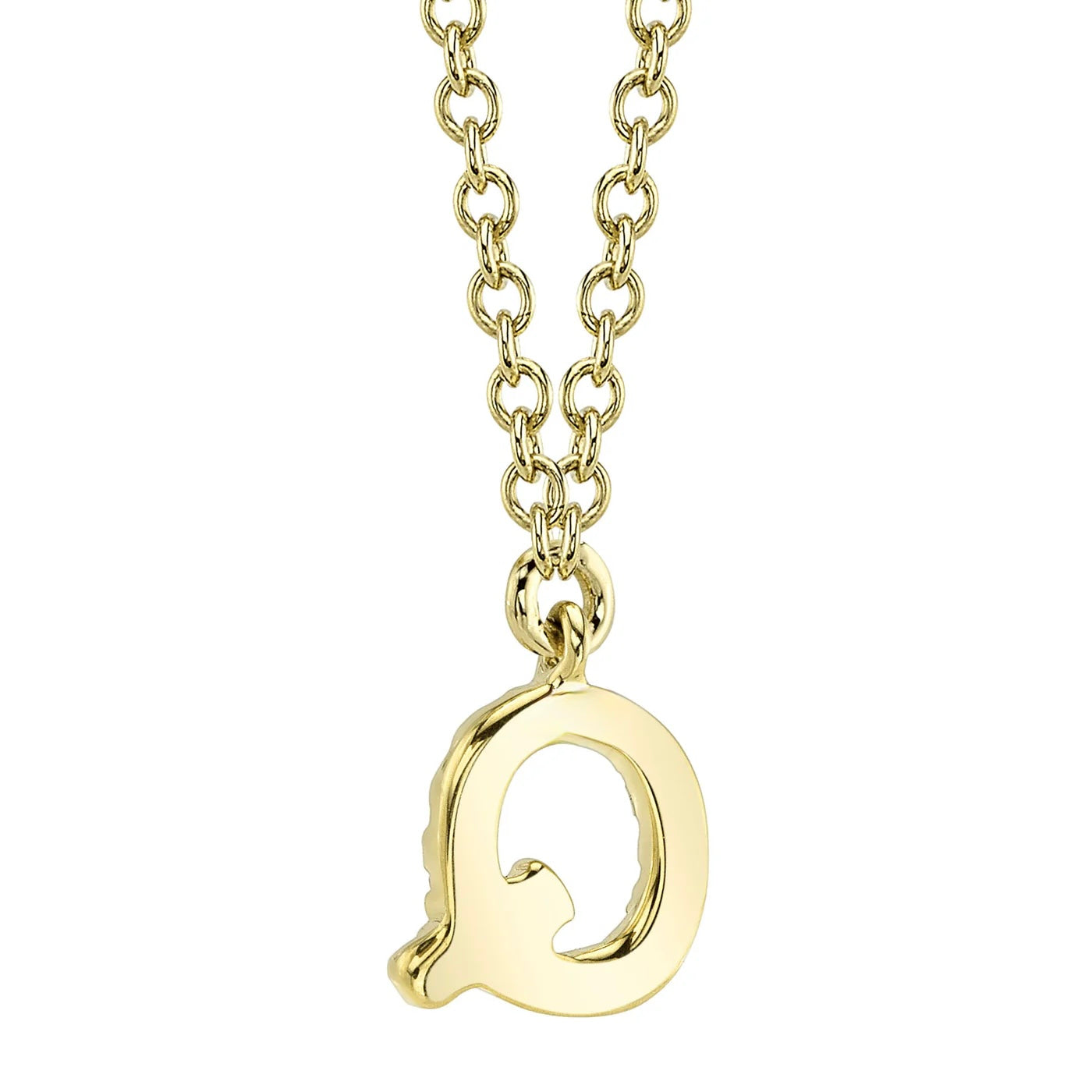 Diamond Initial Necklace