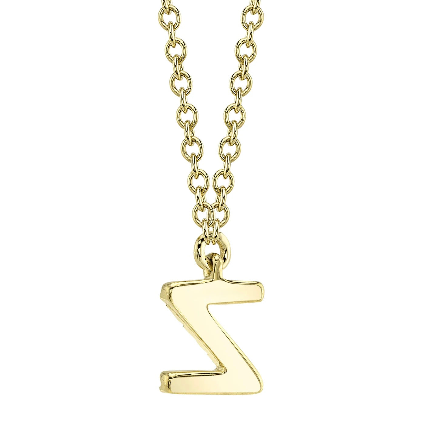 Diamond Initial Necklace