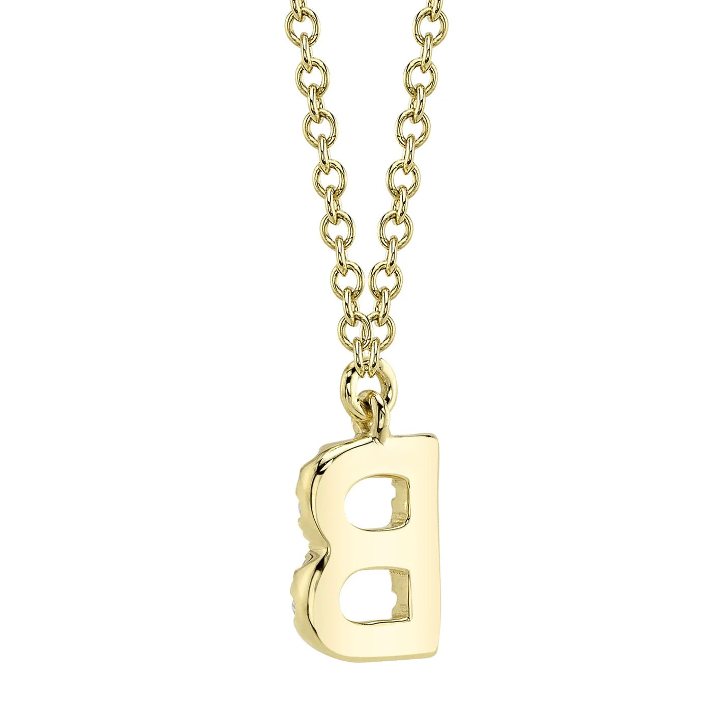 Diamond Initial Necklace