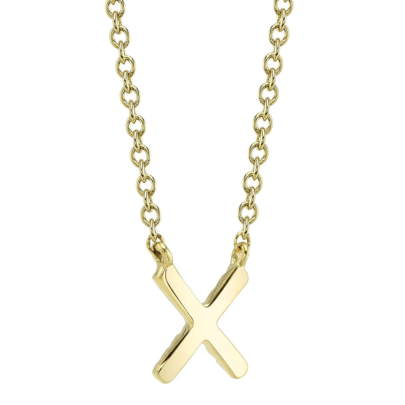 Diamond Initial Necklace
