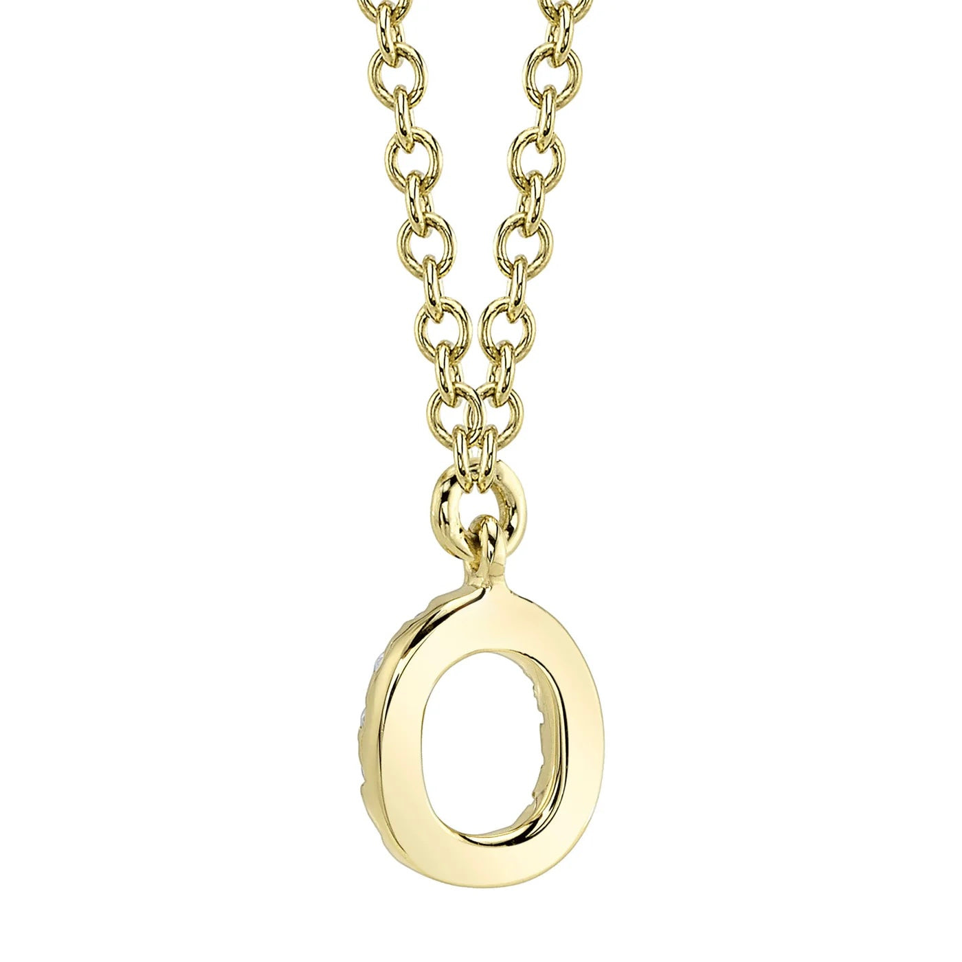 Diamond Initial Necklace