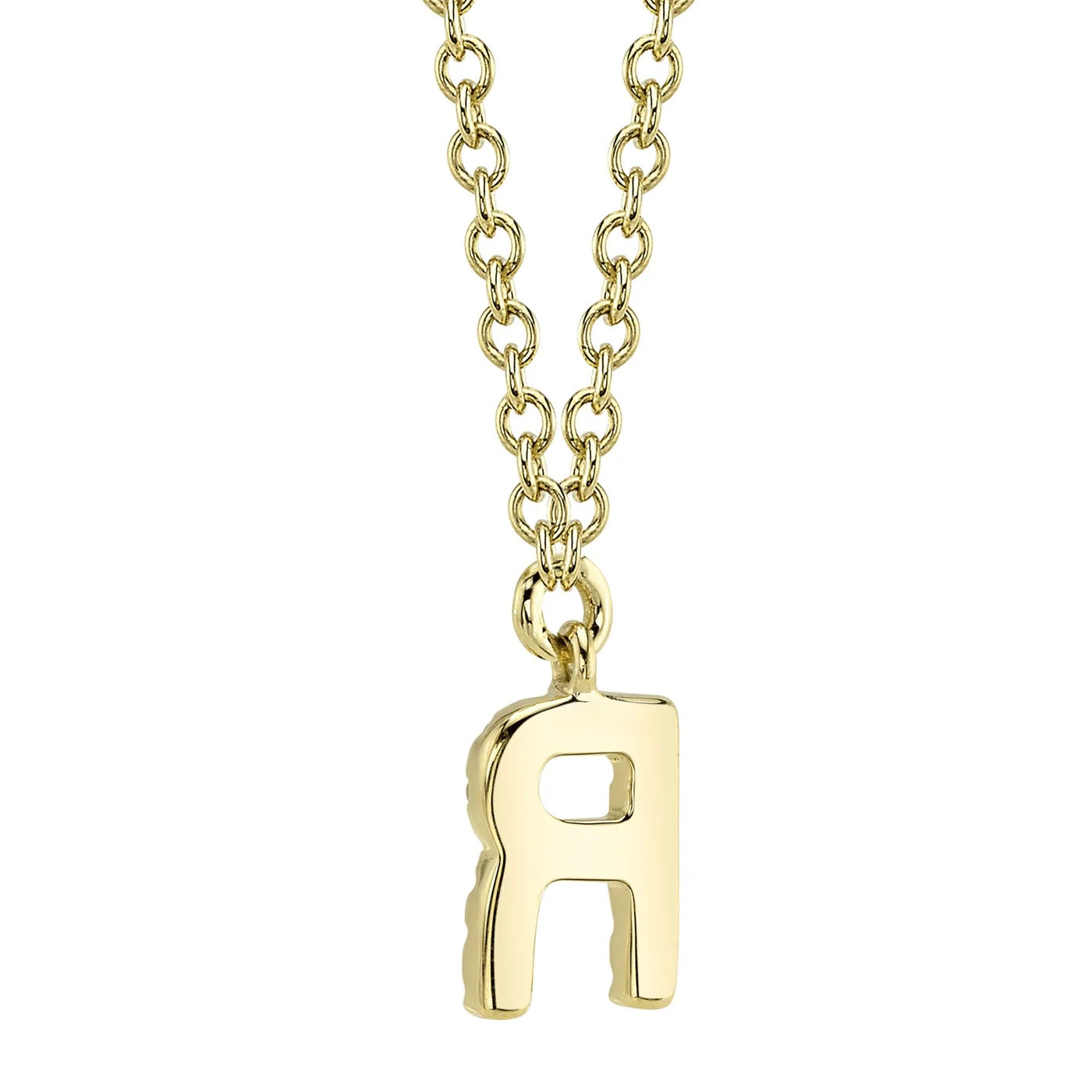 Diamond Initial Necklace