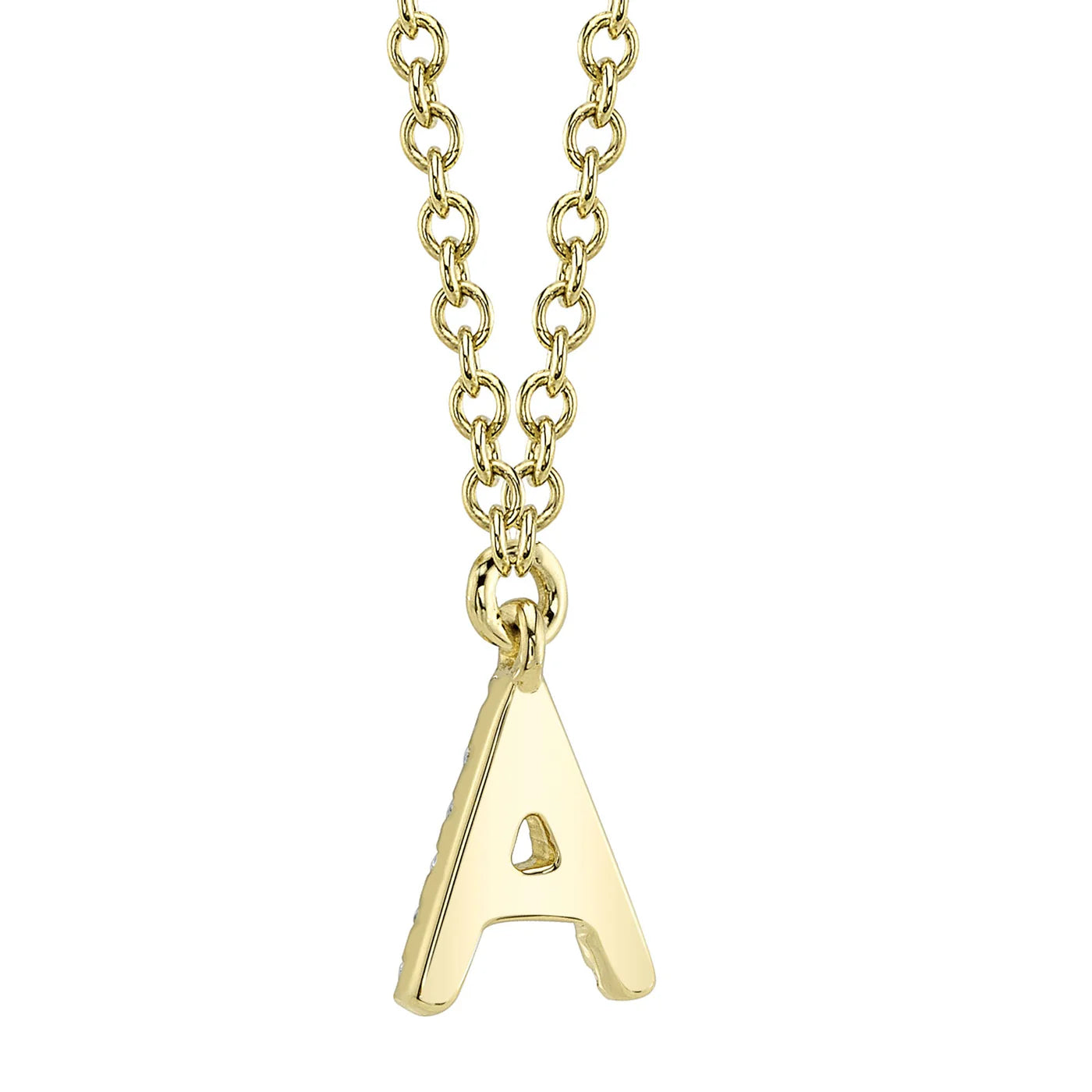 Diamond Initial Necklace