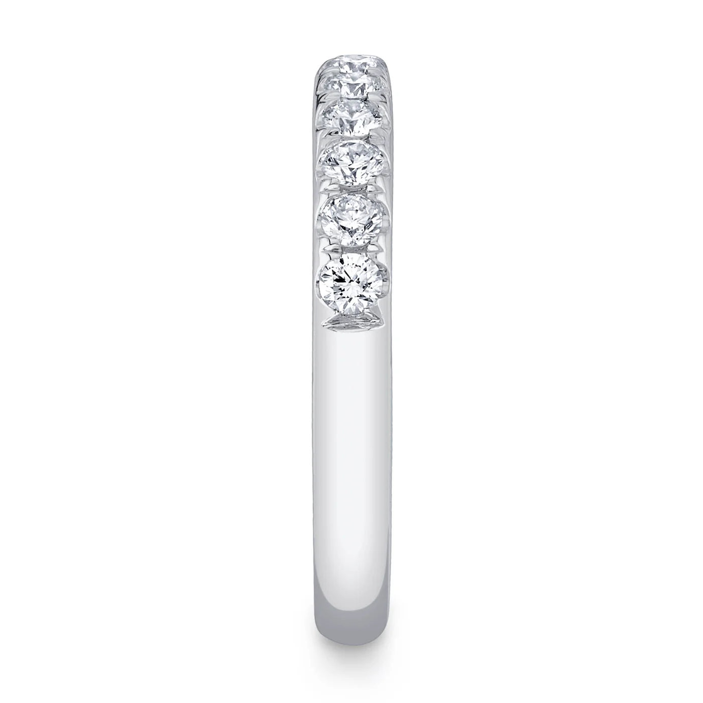 0.55CT Diamond Band in solid 14k gold – handcrafted by Nancy's Jewelry