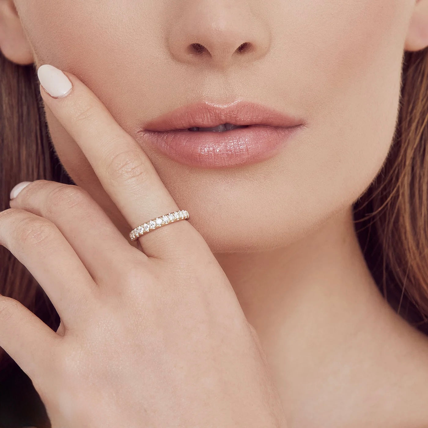 0.55CT Diamond Eternity Band | Rings in 14K Gold = Nancy's Jewelry