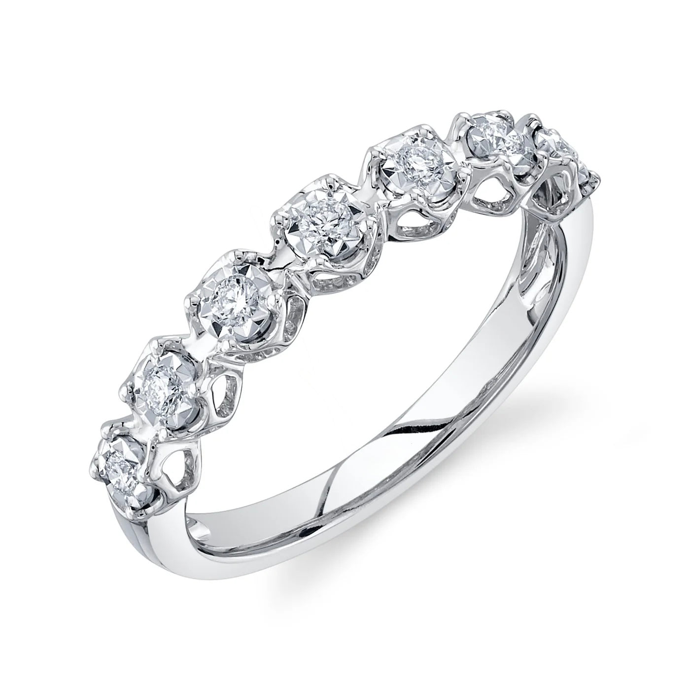 0.18CT Diamond Eternity Band | Rings in 14K Gold = Nancy's Jewelry
