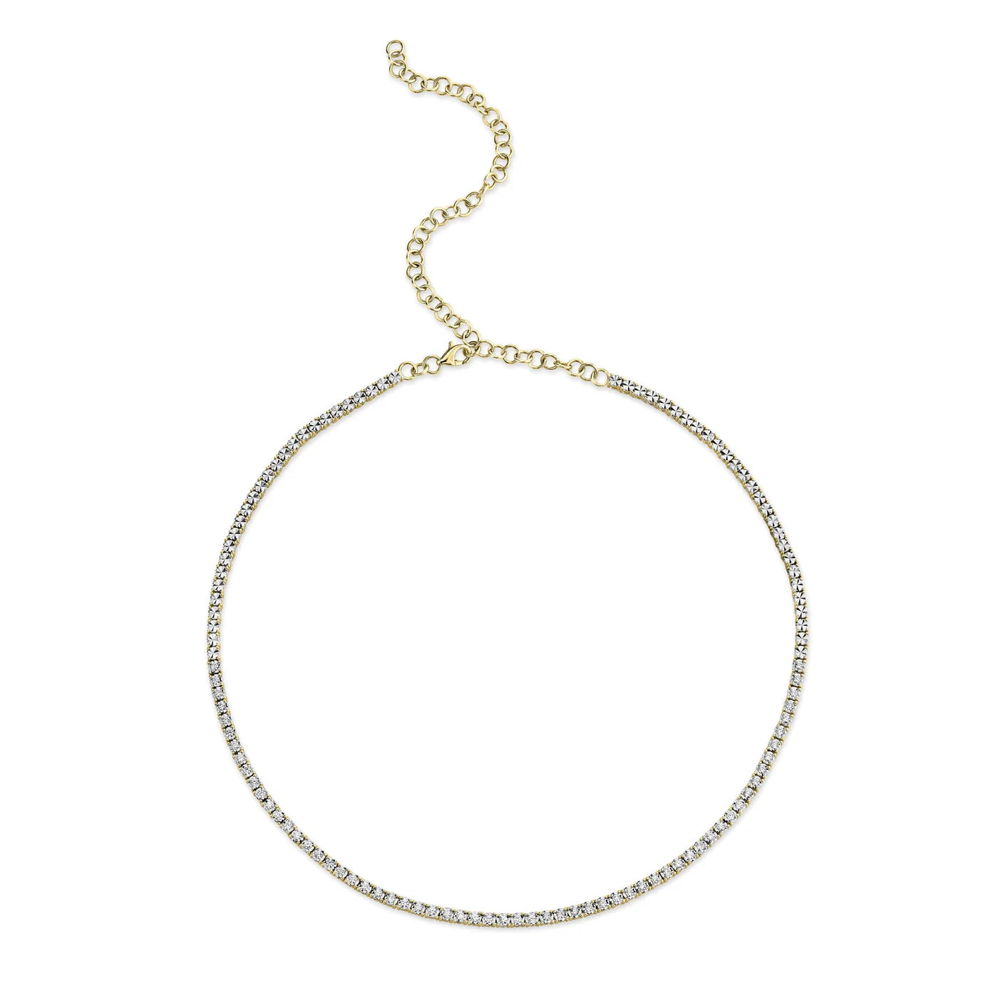 0.95CT Diamond Tennis Necklace | Necklaces in 14K Gold = Nancy's Jewelry