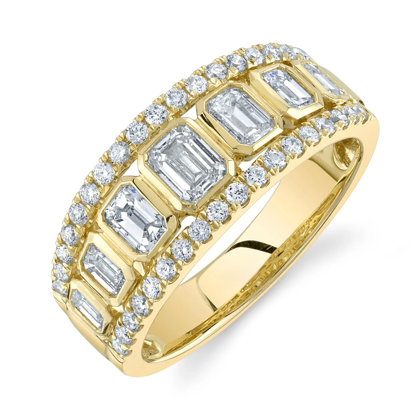 1.55CT Diamond Emerald-Cut Ring | Rings in 14K Gold = Nancy's Jewelry