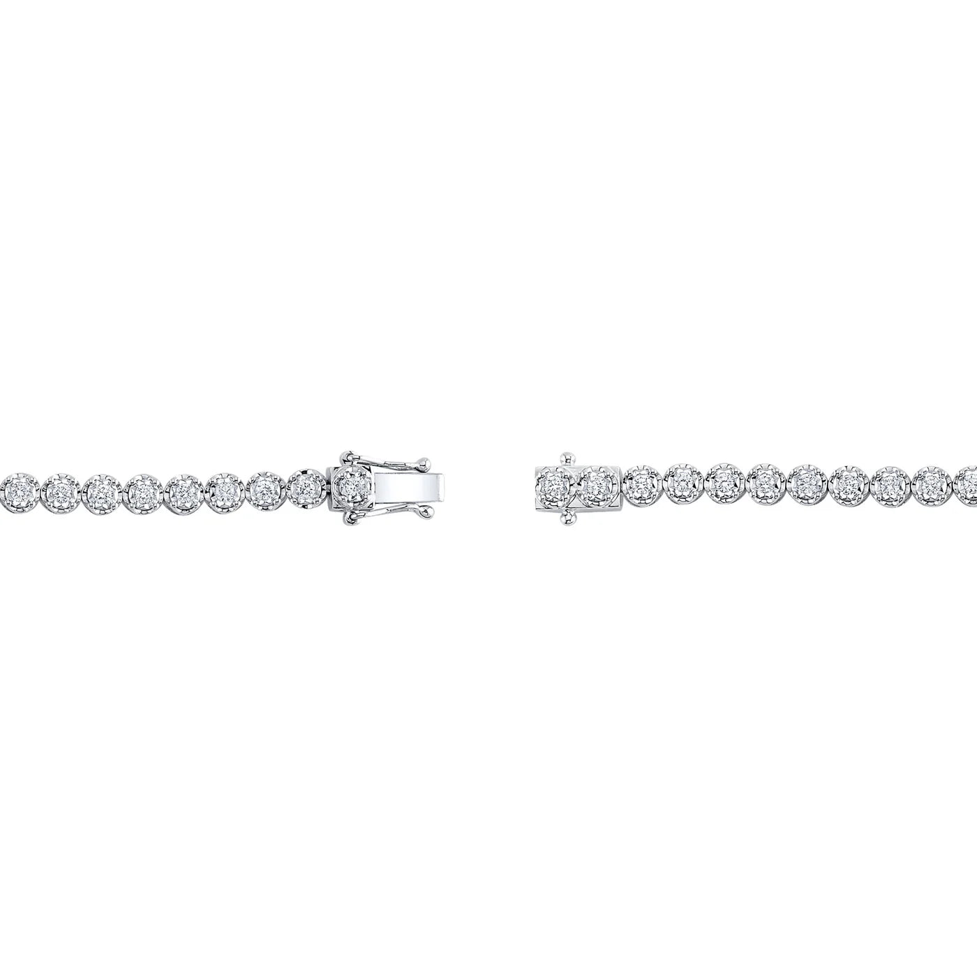 1.10CT Diamond Tennis Bracelet in solid 14k gold – handcrafted by Nancy's Jewelry