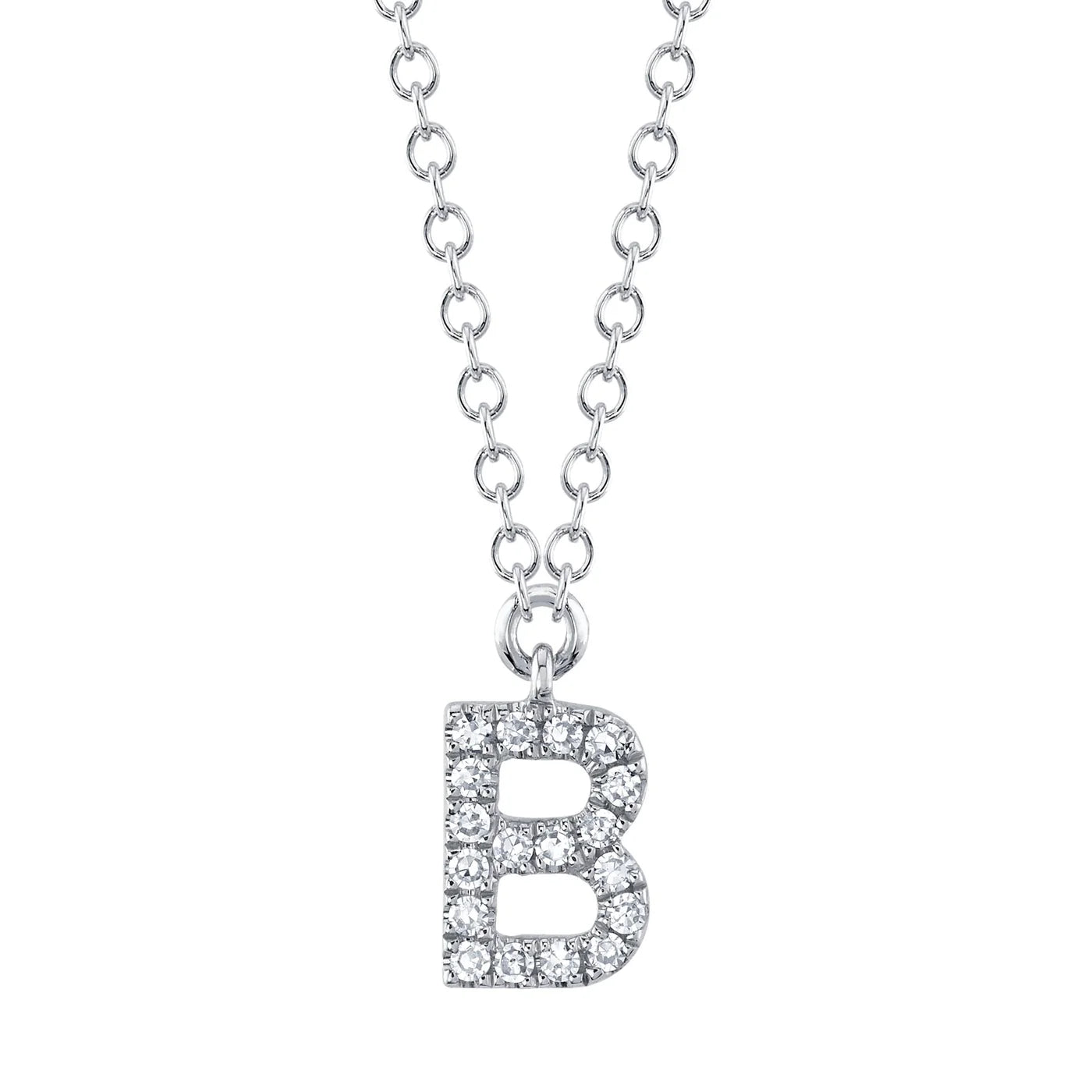 Diamond Initial Necklace