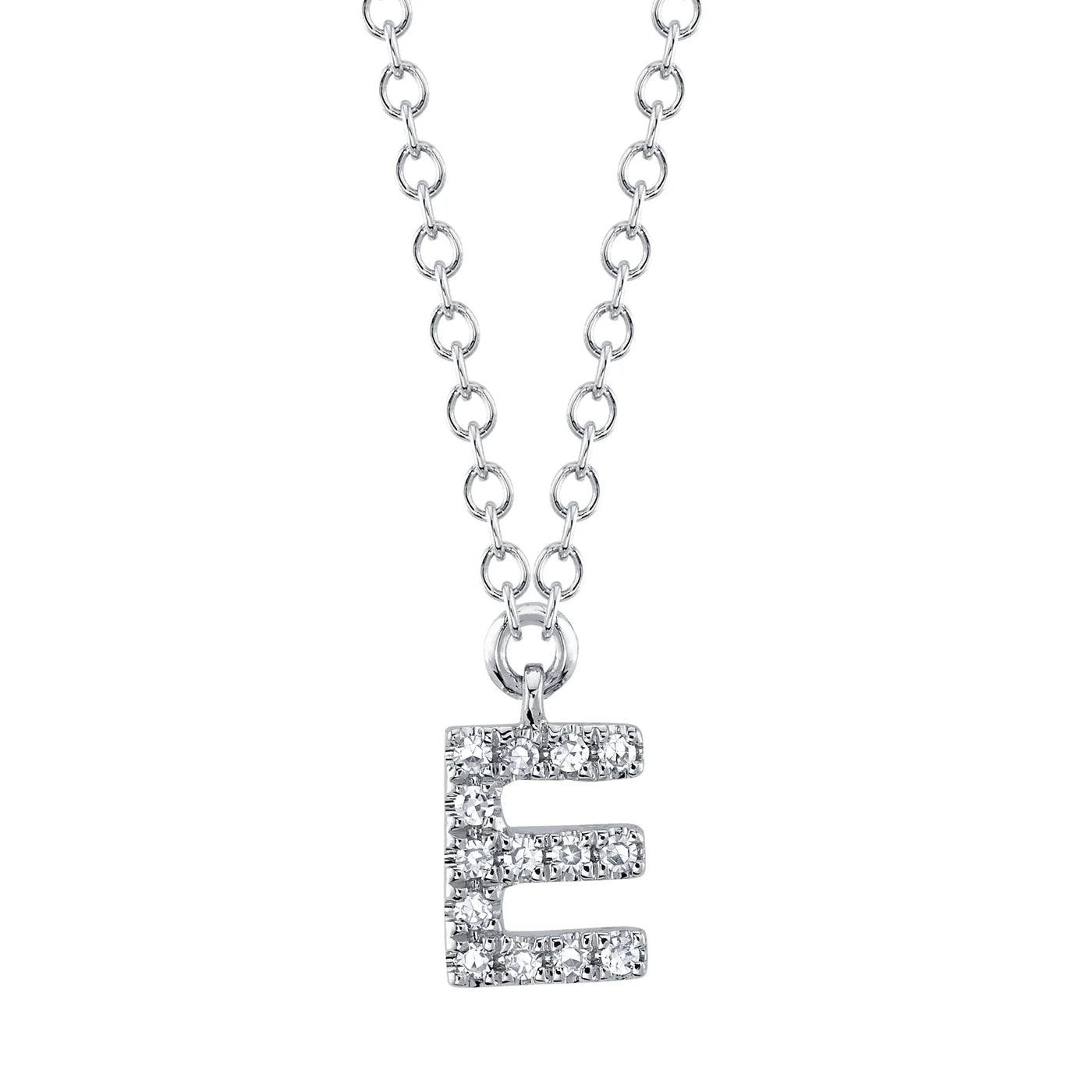 Diamond Initial Necklace