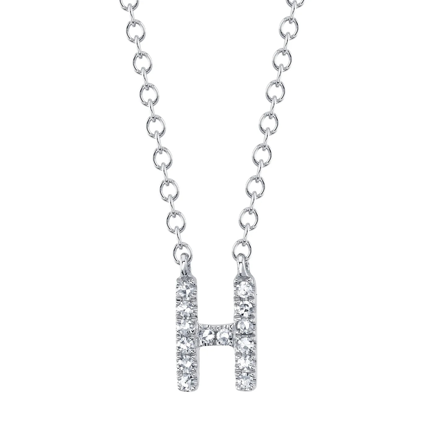 Diamond Initial Necklace