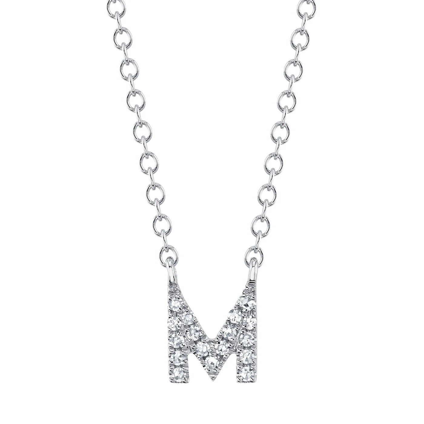 Diamond Initial Necklace