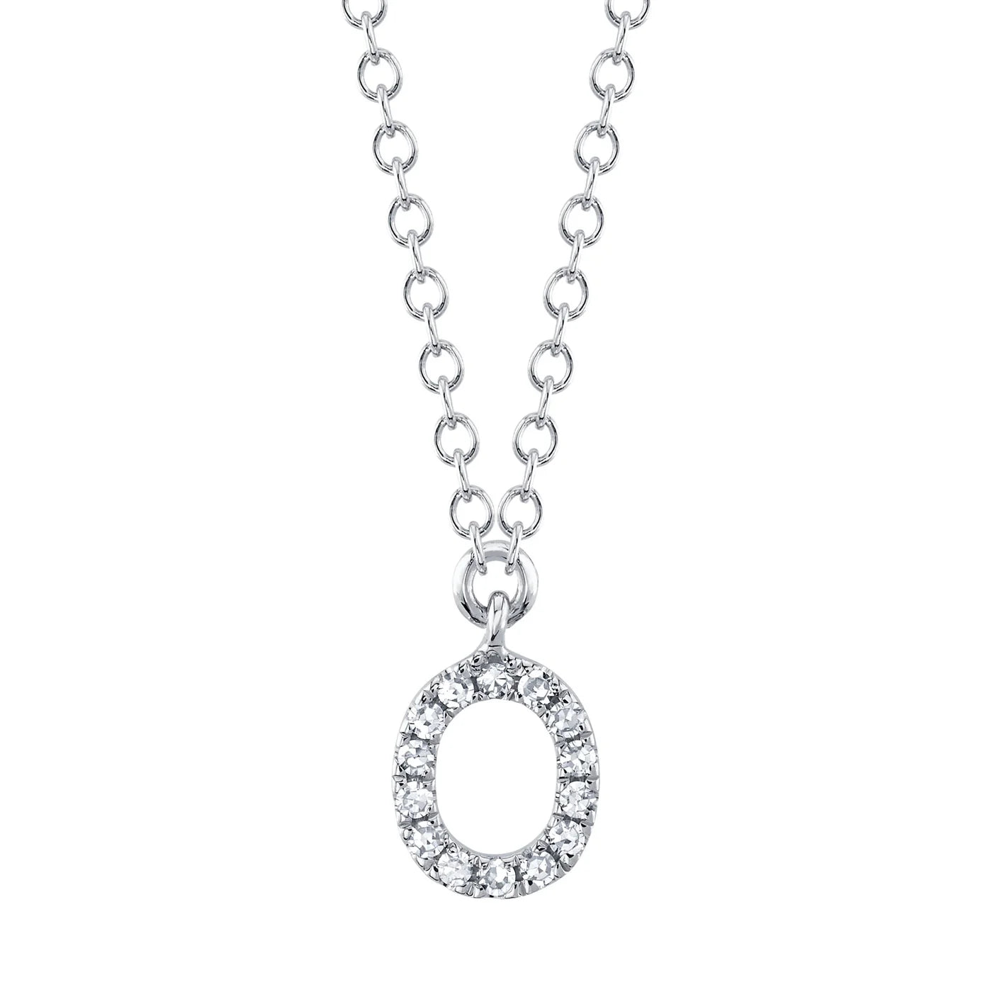 Diamond Initial Necklace