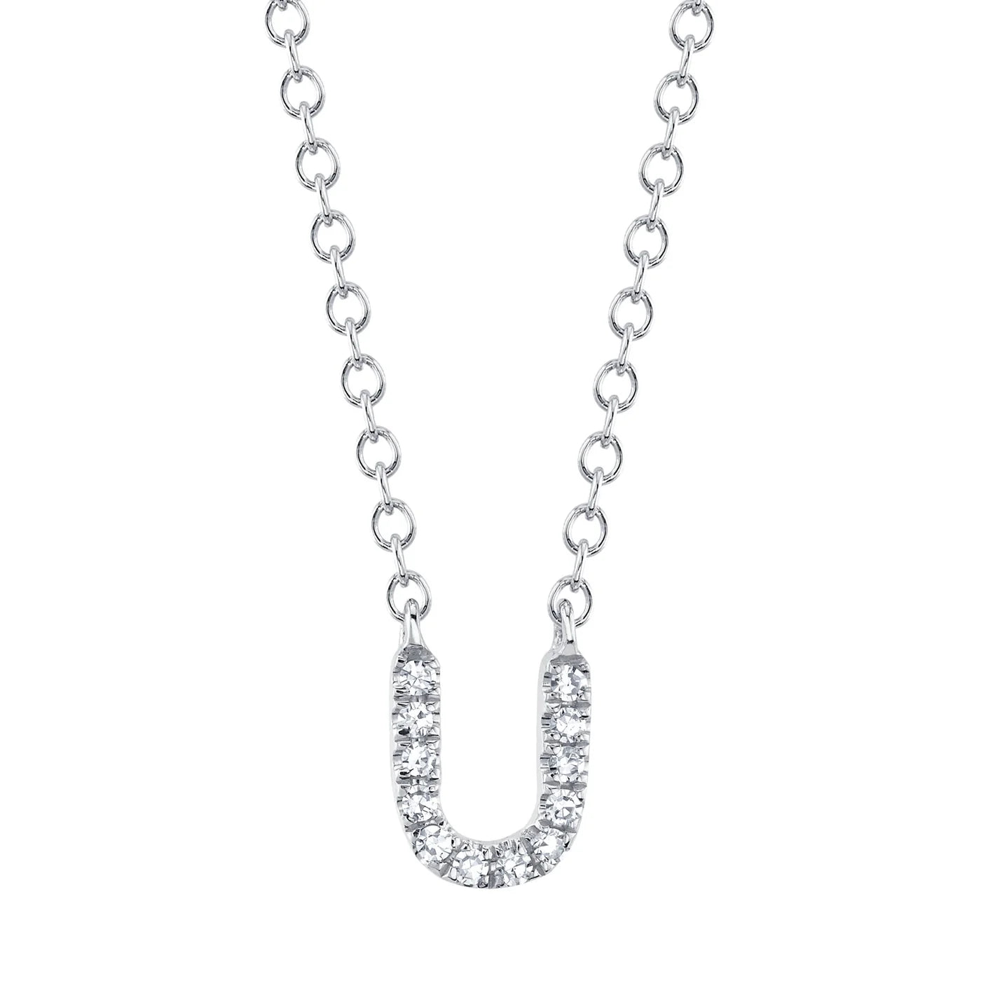 Diamond Initial Necklace