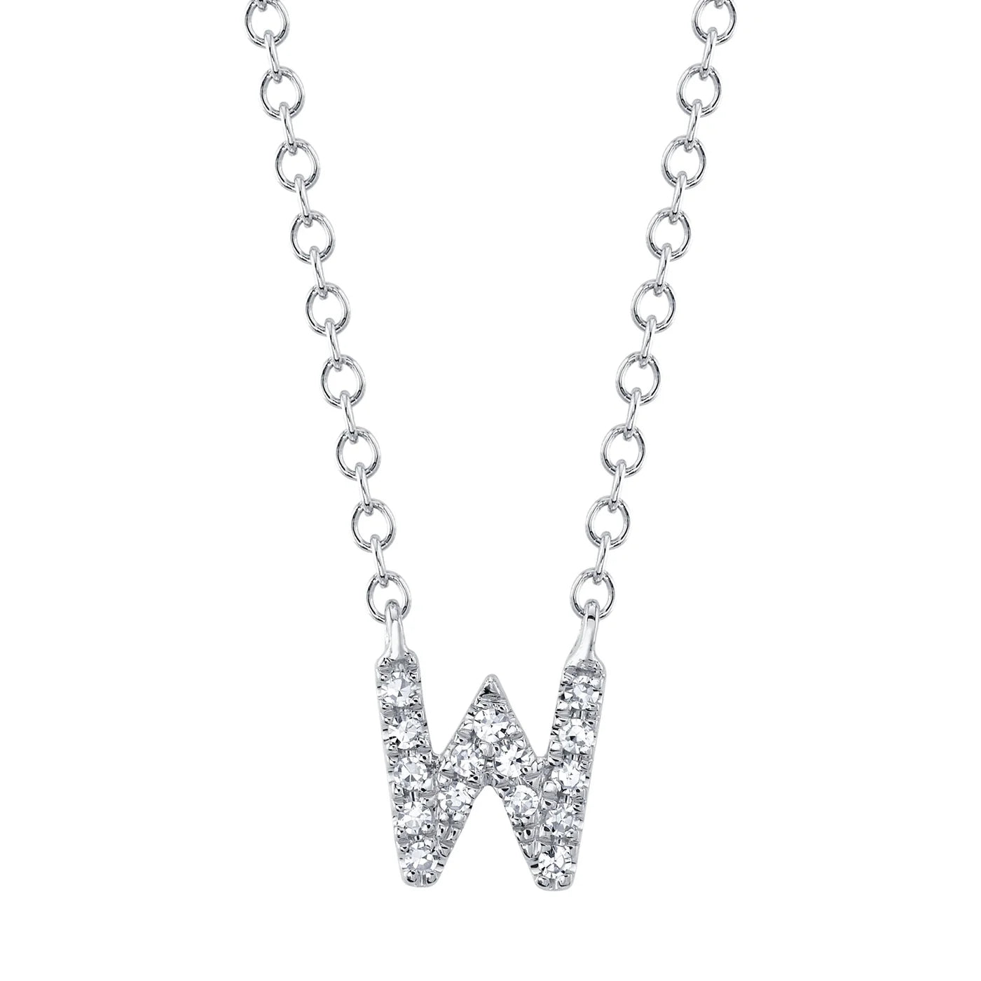 Diamond Initial Necklace