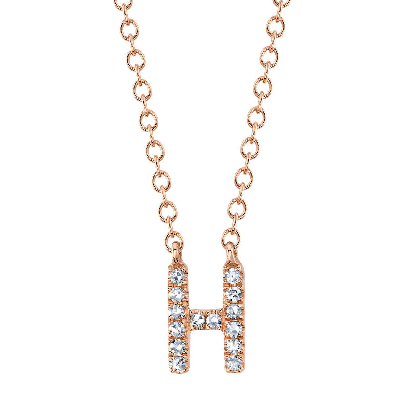 Diamond Initial Necklace