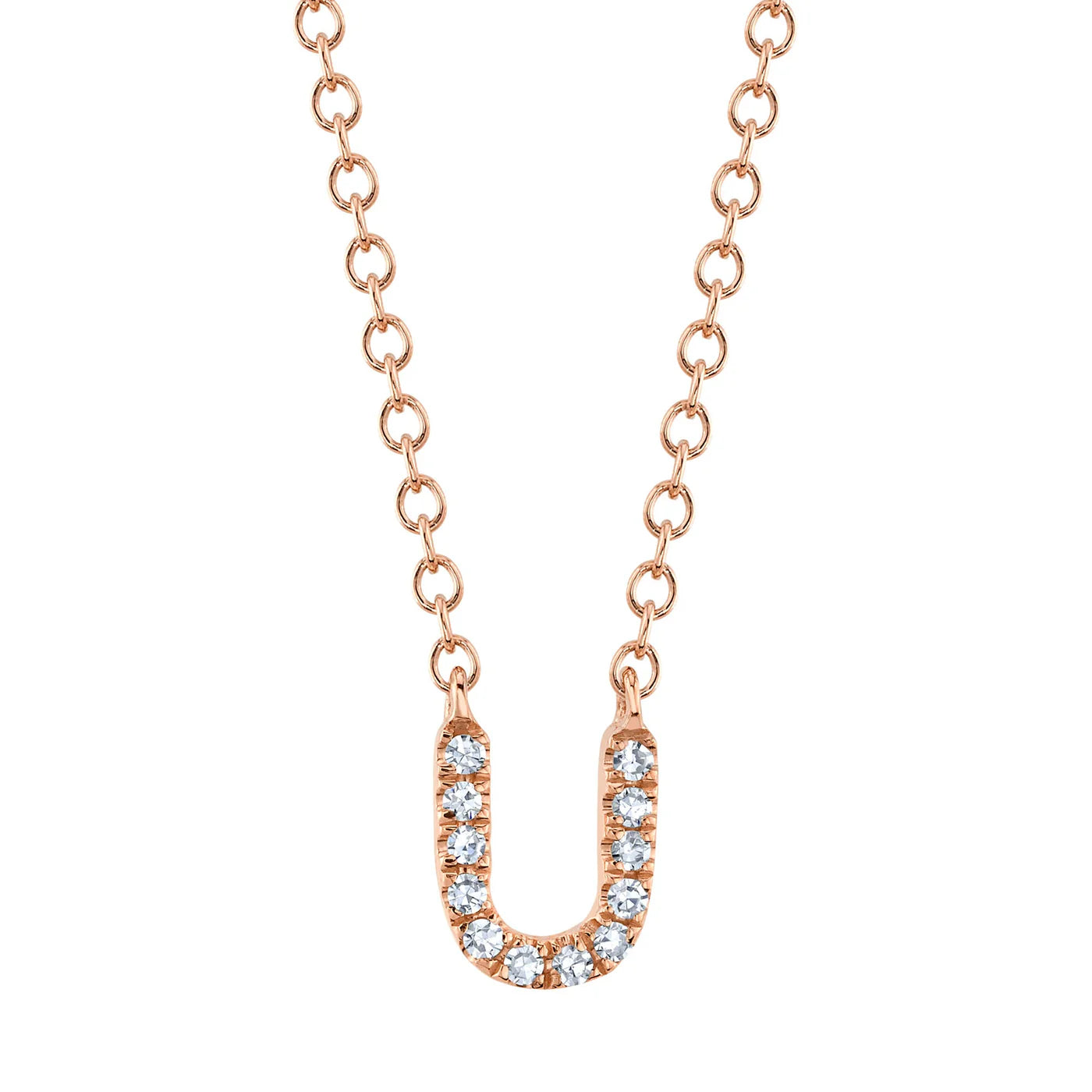 Diamond Initial Necklace
