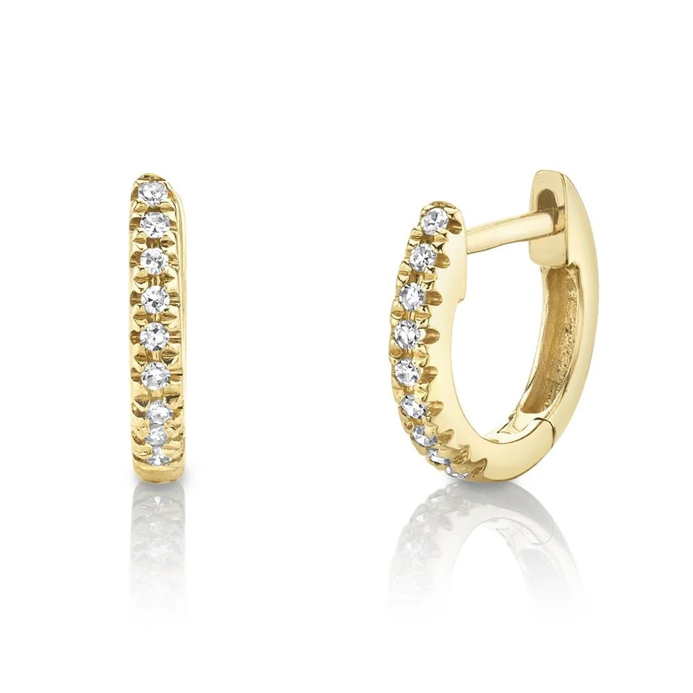 Diamond Mini Huggie Earring