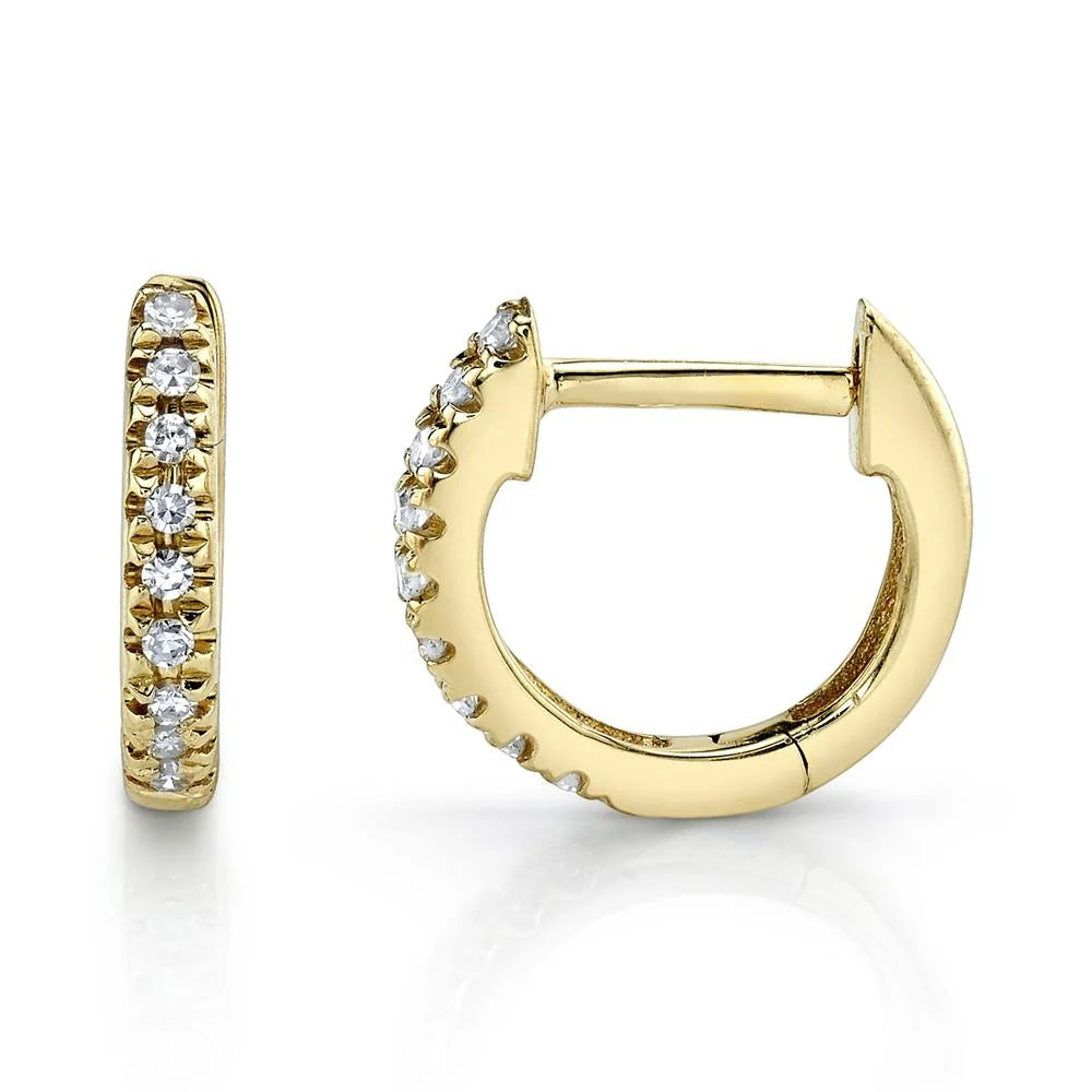Diamond Mini Huggie Earring