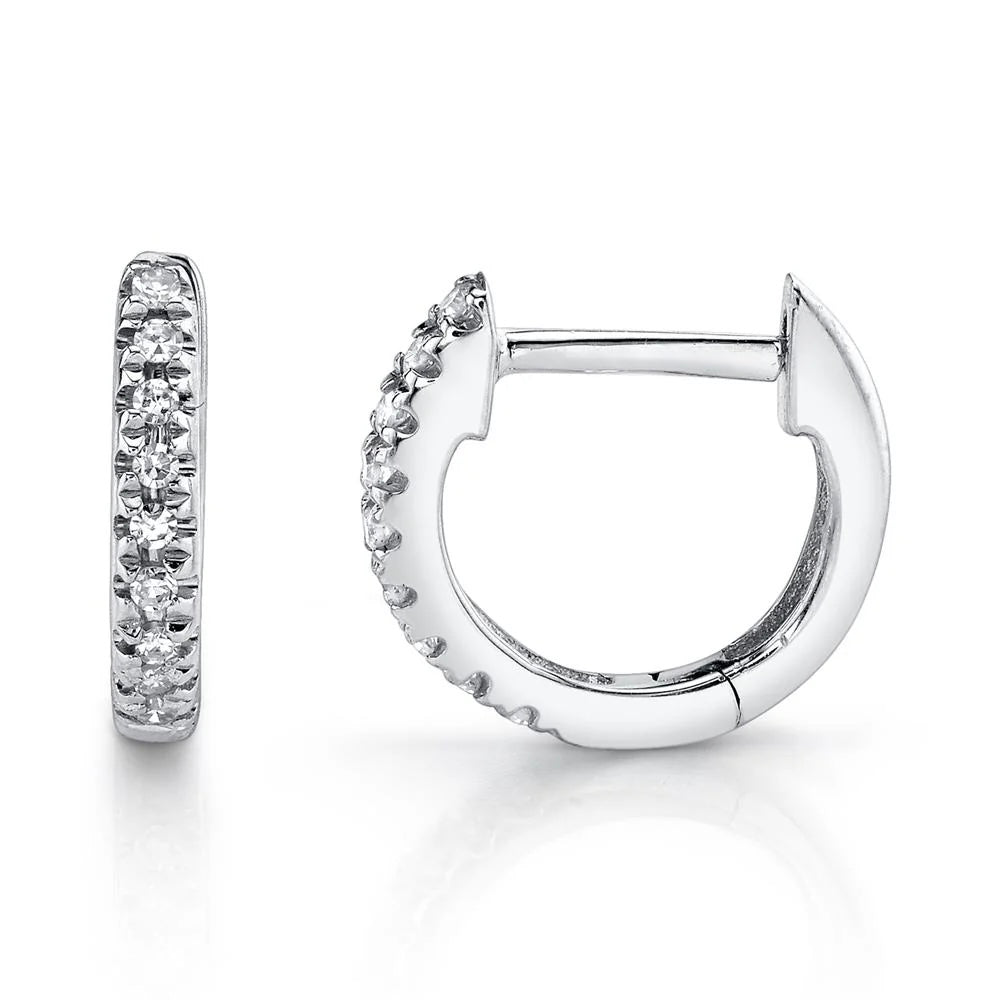 Diamond Mini Huggie Earring