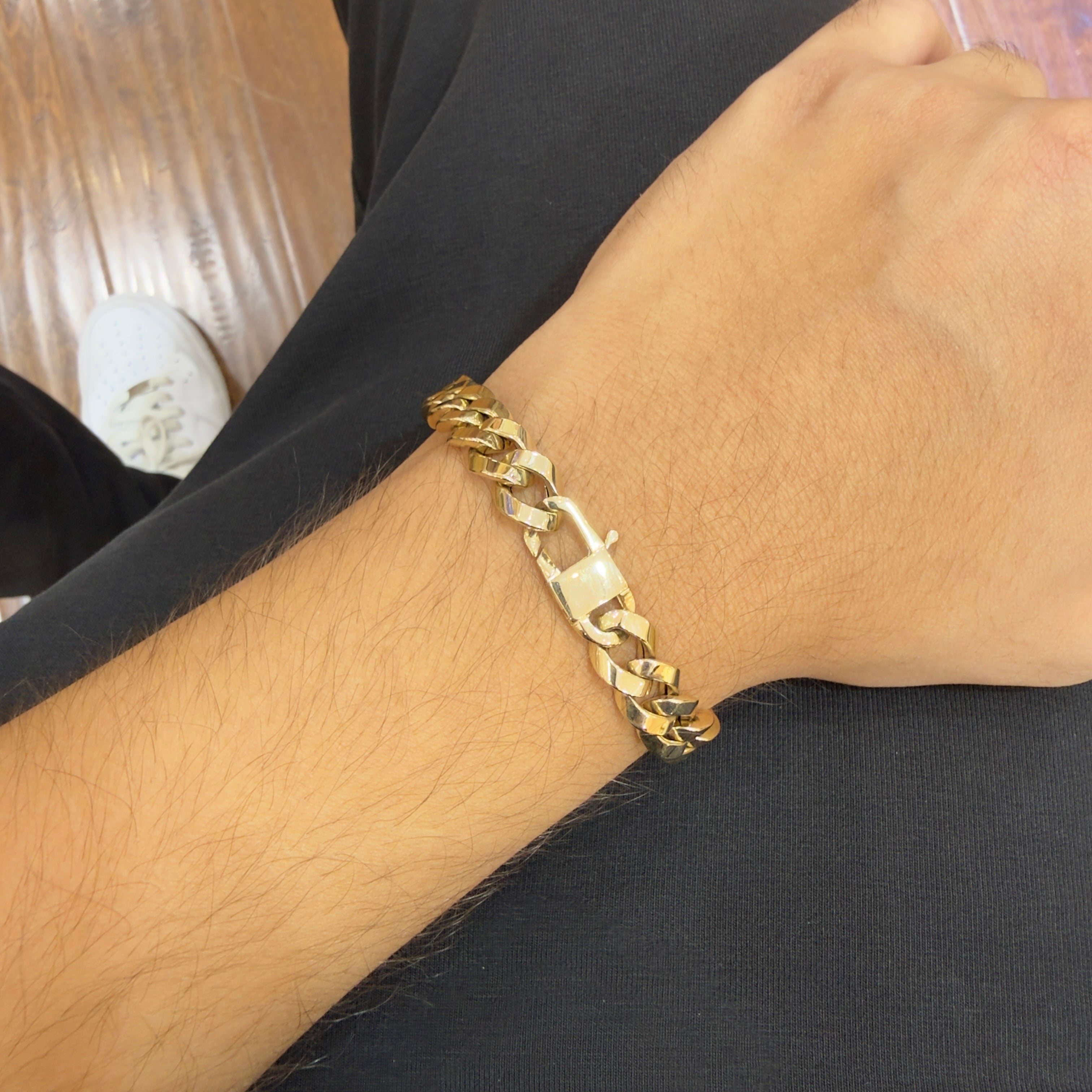 Classic Cuban Bracelet solid 14K gold jewelry