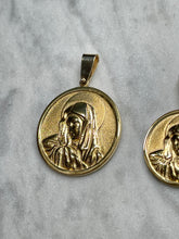 Load image into Gallery viewer, 18KT Yellow Gold Virgin Mary Pins
