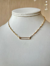 Load image into Gallery viewer, 14KT Diamond Paper Clip Link Necklace
