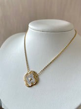 Load image into Gallery viewer, 14KT Yellow Gold 2-Clover Necklace

