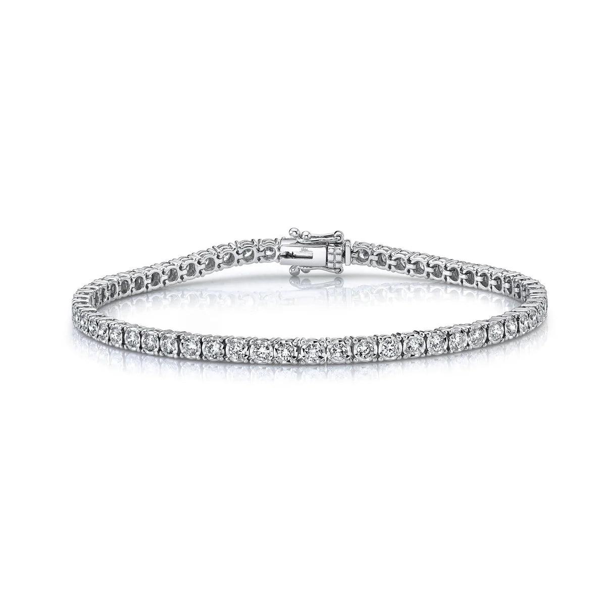 2.02CT Diamond Tennis Bracelet | Bracelets in 14K Gold = Nancy's Jewelry