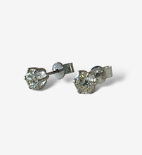 Load image into Gallery viewer, 1.10CT Diamond Round Stud Earrings
