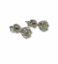 Load image into Gallery viewer, 1.10CT Diamond Round Stud Earrings
