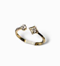 Load image into Gallery viewer, 14KT Diamond Shape Ring
