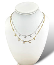 Load image into Gallery viewer, 14KT Gold Paperclip Diamond Necklace
