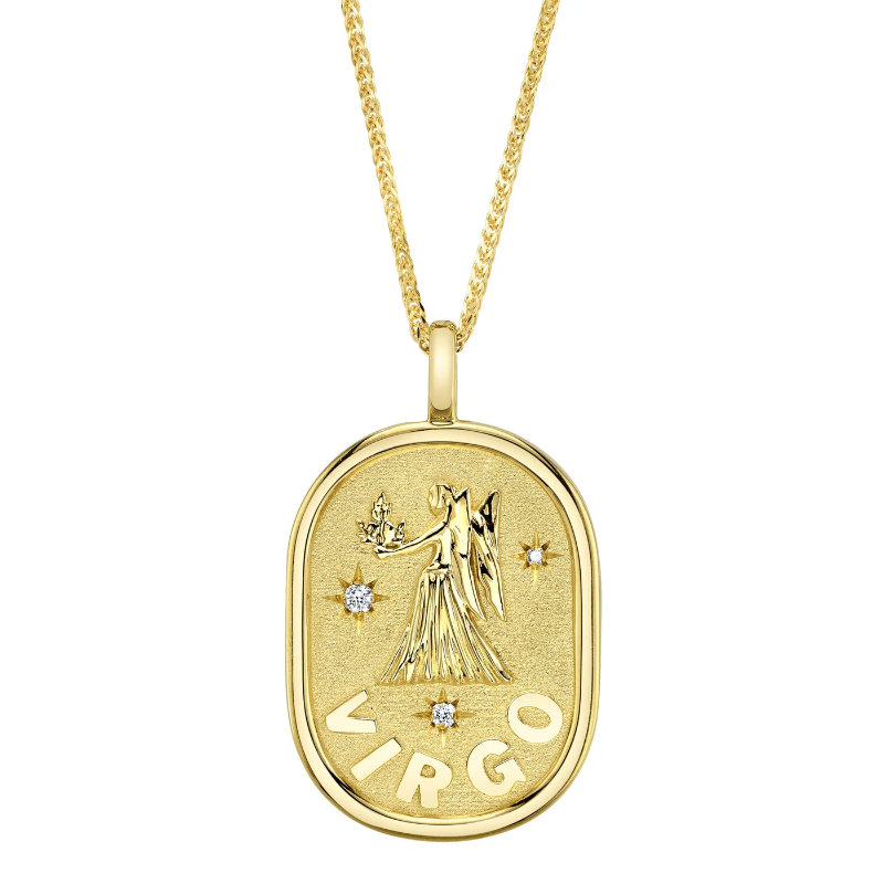 Virgo Necklace | Solid 14K Gold Jewelry | Nancy's Jewelry