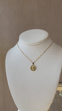 Load and play video in Gallery viewer, 18KT Yellow Gold Virgin Mary Necklace
