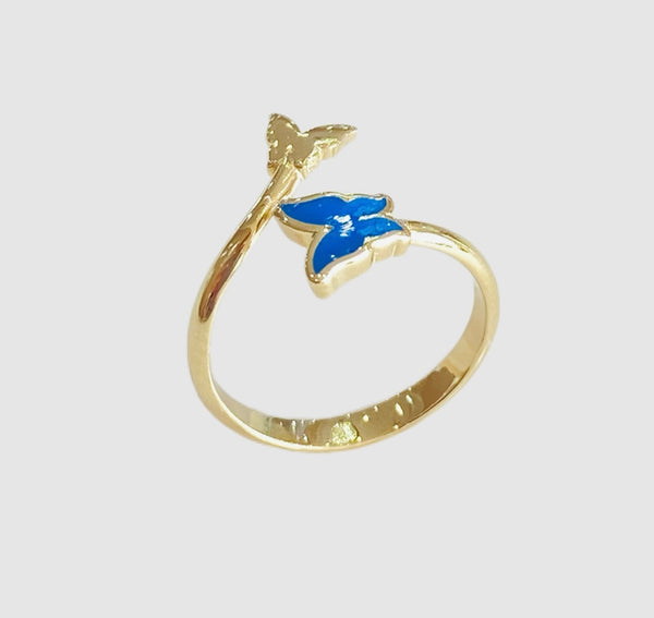 14Kt Yellow Gold Baby's Butterfly Ring