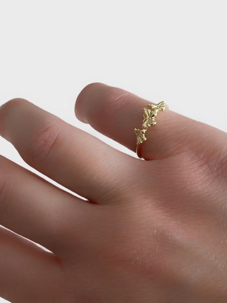 14Kt Yellow Gold Baby's Butterfly Ring