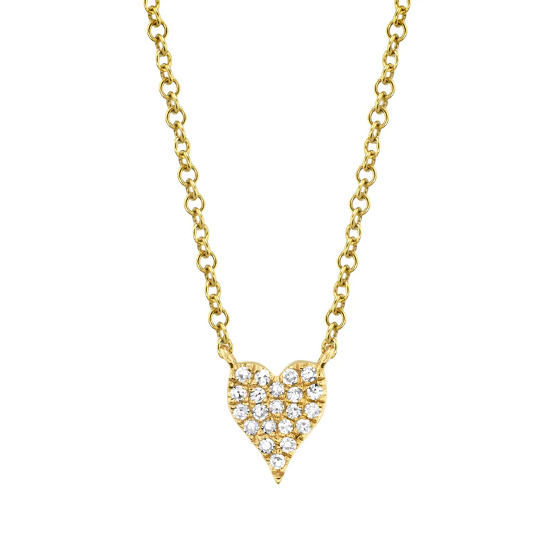 Pavé Heart Necklace