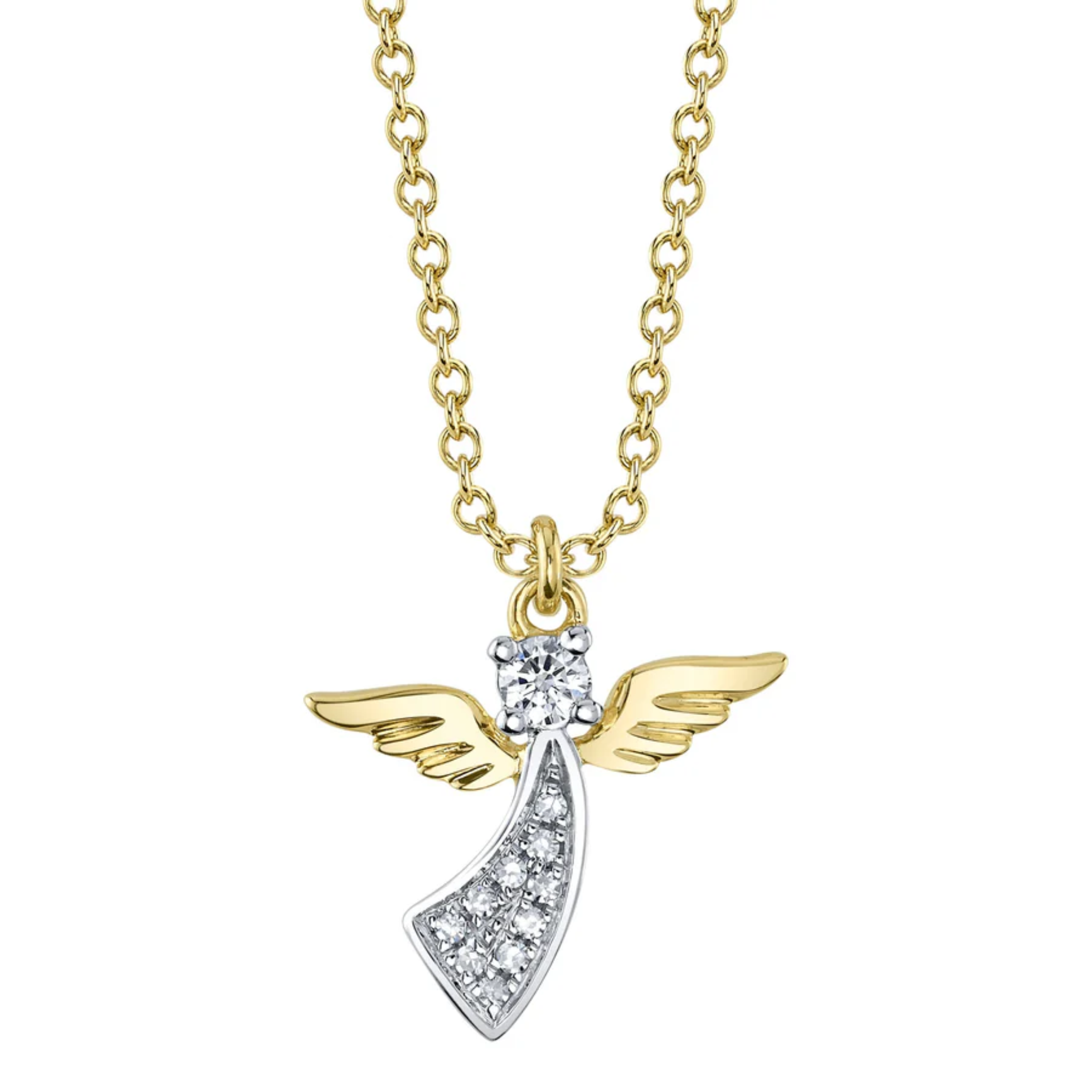 Diamond Angel Necklace
