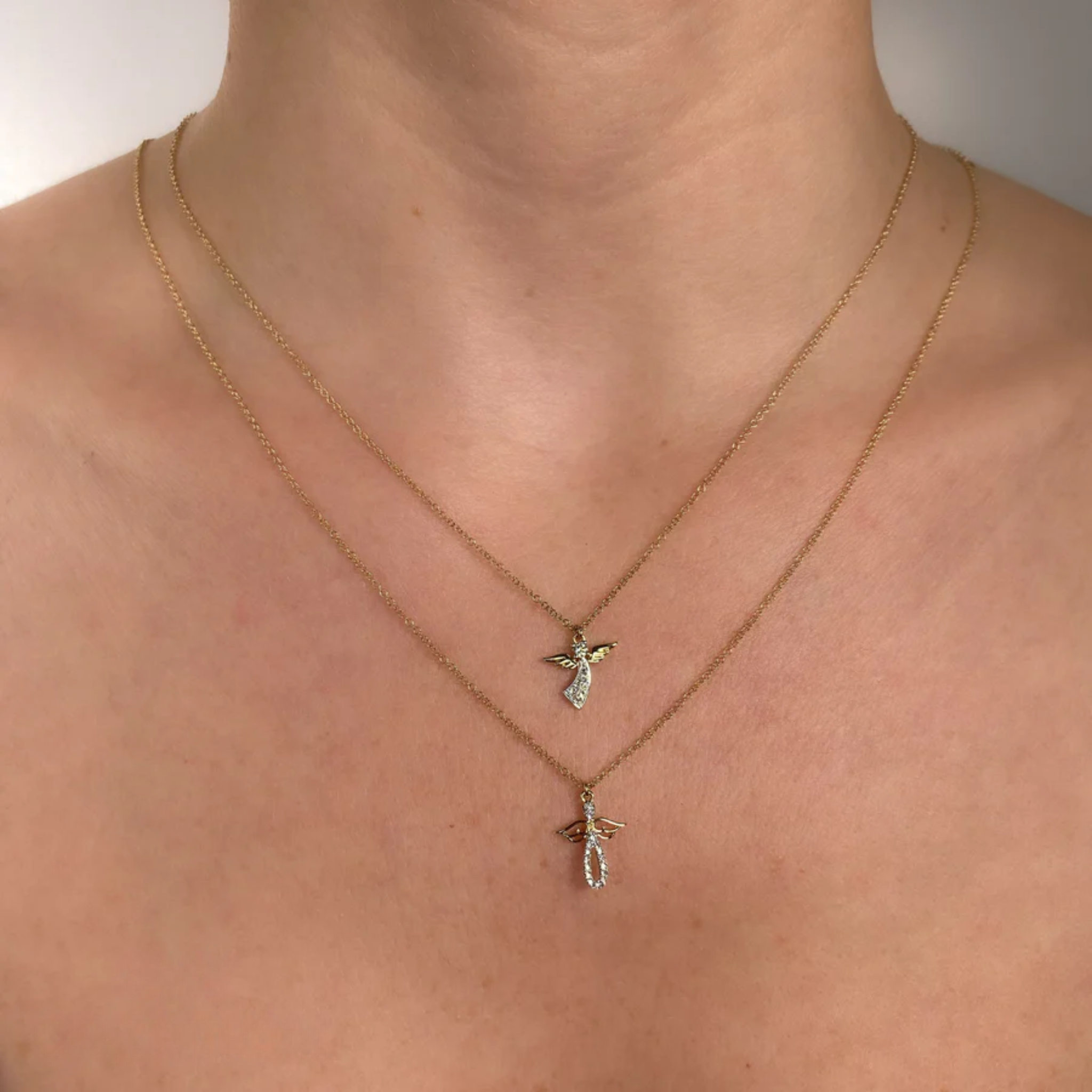Diamond Angel Necklace